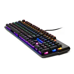 Клавіатура Vinga KBGM160 LED Outemu Blue USB Black (KBGM160 Black) - мініатюра 8