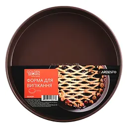 Форма для випікання Ardesto Golden Brown, кругла, 24 см, коричневий (AR2402R)