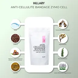 Набір Hillary Антицелюлітні ензимні обгортання + рідина Anti-cellulite Zymo Cell (12 процедур) - мініатюра 11