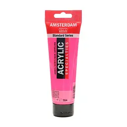 Фарба акрилова Amsterdam (384) Дзеркальний рожевий 120 мл Royal Talens (8712079279196)