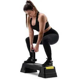 Степ платформа Hop-Sport HS-PP020AS чорно-жовта - мініатюра 5