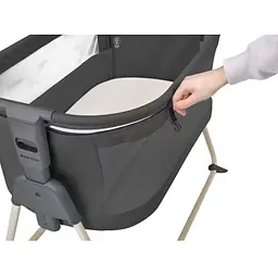 Приставне ліжечко Maxi-Cosi Tori Beyond Graphite Eco, темно-сіре (2029043110) - мініатюра 7