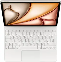 Чохол + бездротова клавіатура Apple Magic Keyboard for iPad Air 13 (M3) біла MDFW4