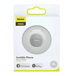 Тримач-кільце для телефона Baseus Privity Air Outlet, Silver (SUYB-0S) - мініатюра 4
