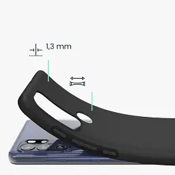Силіконовий чохол BeCover для Motorola Moto G60s Black (711094) - мініатюра 8