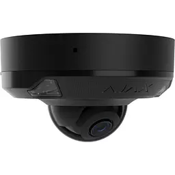 IP-камера Ajax дротова DomeCam Mini HL Black, 5мп, 4мм, гібридне підсвічування IR 35м, білий Led 50м, Poe, True WDR, IP 65, ІЧ 30м, аудіо, кут огляду 75° до 85°, міні куполь - мініатюра 6