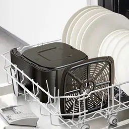 Аерогриль Tefal Easy Fry Mega Compact чорний 1700 Вт (EY8618E0) - мініатюра 3