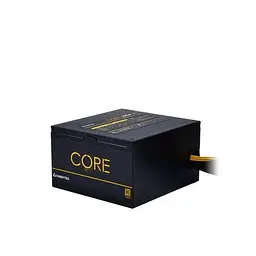 Блок живлення 500 Вт, CORE, Black, 80+ Gold, Active PFC, 120 мм Chieftec teh0034040 - мініатюра 3