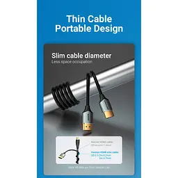 Кабель Vention HDMI-HDMI V 2.0 1 м (ALEHF) - мініатюра 6