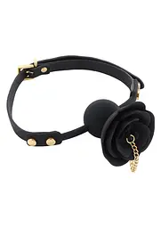 Кляп Taboom Rose Ball Gag with Plug, 4.2 см (чорний) - мініатюра 6