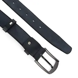 Ремінь чоловічий шкіряний Handycover НС-3428 XXL синій (145 см) - мініатюра 3
