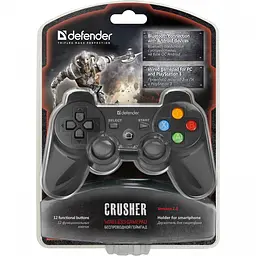 Бездротовий акумуляторний геймпад Defender Crusher із холдером PC PS3 Android (17 кнопок) - мініатюра 8