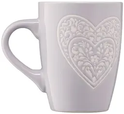 Чашка Ardesto Heart, 330 мл, сірий (AR3467GR) - мініатюра 3