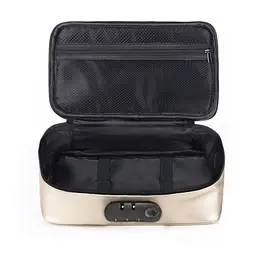 Кейс для іграшок з кодовим замком Dorcel DISCREET BOX LUXURY GOLD - мініатюра 2