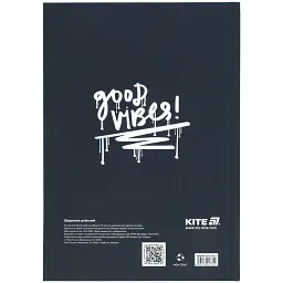 Щоденник шкільний Kite Don't listen 170х238 мм чорний (K25-262-7) - мініатюра 5