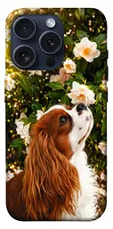 TPU чохол Demsky Flower spaniel для Apple iPhone 15 Pro (6.1")
