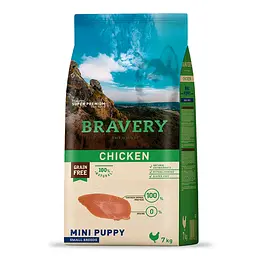 Сухой корм для щенков малых пород Bravery Chicken Mini Puppy с курицей 7 кг 04PE007000.0002.0060