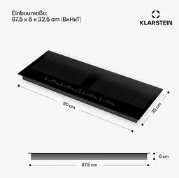 Індукційна плита Klarstein Masterzone 90 Slim Flex 4 (10045796) - мініатюра 2