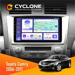 Штатна магнітола Toyota Camry 40 2006-2011 AMP Cyclone C9-011 4x64, DSP Cyclone (НФ-00007154)