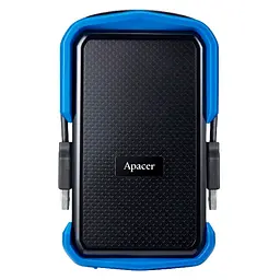 Зовнішній жорсткий диск Apacer AC631 2 TB USB 3.1 Blue (AP2TBAC631U-1) [70260]
