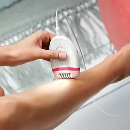 Епілятор Philips Satinelle Essential біло-рожевий (BRE255/00) - мініатюра 7