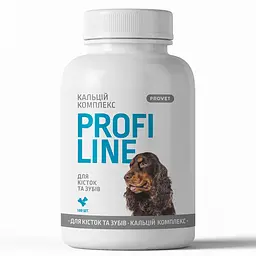 Вітаміни Provet PROFILINE для собак КАЛЬЦІЙ комплекс для кісток та зубів 100 таблеток, арт PR243164