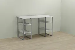 Комп'ютерний стіл Ferrum-decor Карен 75x120x70 сірий ДСП Білий 16мм (FRD-102438)