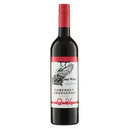 Вино My Wine by Eduard Gorodetsky Cabernet Sauvignon безалкогольне червоне напівсолодке 0% 0.75 л