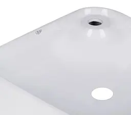 Комплект Qtap Stork: Раковина накладна квадратна 430x430x125 мм White + Донний клапан PU02 (QT15112194WN47318) - мініатюра 5