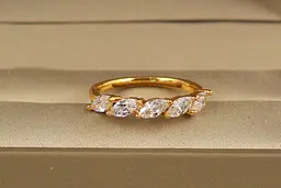 Кільце Xuping Jewelry Мигдалева роса р 18 золотисте