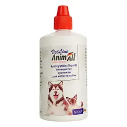 Суспензія AnimAll VetLine Антицистит для котів і собак 50 мл - мініатюра 2