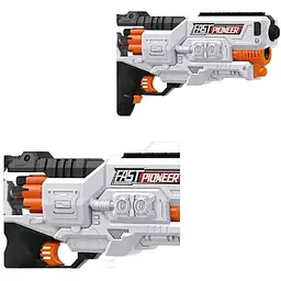 Іграшковий пістолет Fast Pioneer Electric з м'якими набоями 24 шт. (BIG501) - мініатюра 2