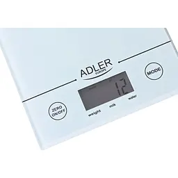 Ваги кухонні Adler AD 3138 White [167696] - мініатюра 3