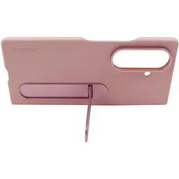 Шкіряний чохол Leather Case (AAA) with stand для Samsung Galaxy Z Fold7 Pink - мініатюра 6