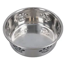 Миска для собак Nobby Heavy Spiral металева срібляста Ø 23,5x7,5 см 2,7 л 73467