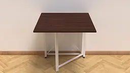 Стіл-книга трансформер Оріон 1 Ferrum-decor 750x810x730 Білий метал ДСП Венге Магія 16 мм (FRD-105425) - мініатюра 7