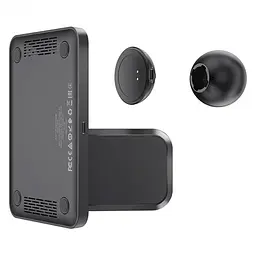Бездротовий зарядний пристрій Hoco Wisdom 3-in-1 Wireless Fast Charger CW33 Black [62740] - мініатюра 5