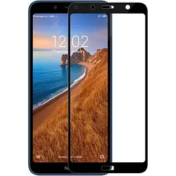 Захисне скло Tempered Glass 9D Full Glue Xiaomi Redmi 7A black