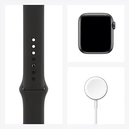 Смарт-годинник Apple Watch SE GPS 40 mm Space Gray Aluminium Case with Black Sport Band - Regular Model A2351 (Grade C) Seller Refurbished - мініатюра 8