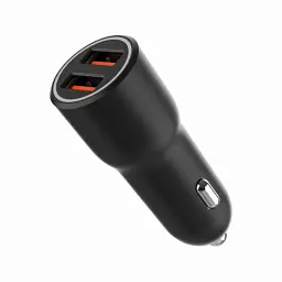 Зарядний пристрій Gembird 2xUSB QC3.0 car adapter black (TA-UC-A2QC36-CAR-01) - мініатюра 3