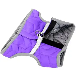 Шлея для собак м'яка AiryVest One, ХS2, 28-31х20-22 см, фіолетовий (29389) - мініатюра 2
