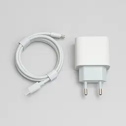 Зарядний пристрій USB-C 35W з кабелем Type-C, адаптер для телефону, білий - мініатюра 7