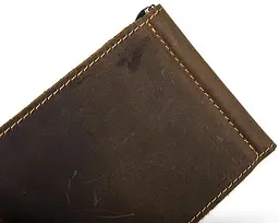 Шкіряний затиск для купюр Vintage 11,5х8 см acs0015853 - мініатюра 9
