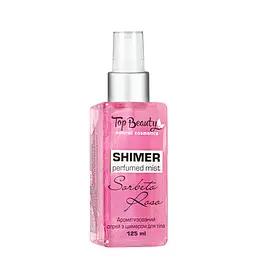 Спрей міст для тіла парфумований з шимером Top Beauty Sorbeto Rose, 125 мл