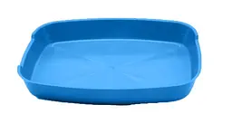 Туалет для котів блакитний 37x27x6 см 6214
