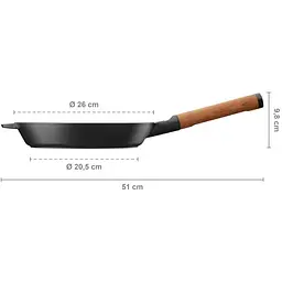 Сковорода Fiskars Norden чавунна 26 см (1026569) - мініатюра 4