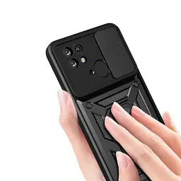 Панель BeCover Military для Xiaomi Redmi 10C Black (707425) - мініатюра 2
