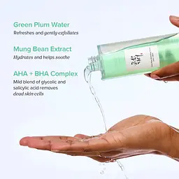 Освіжаючий тонік Зелена слива Beauty of Joseon Green Plum Refreshing Toner AHA + BHA 150 мл - мініатюра 5