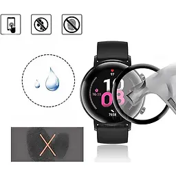 Захисна плівка BeCover для Honor MagicWatch 2 42 mm Black (706045) - мініатюра 4