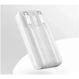 Зовнішній акумулятор Baseus Comet Digital Display 10000mAh 22.5W (PPMD020002) білий - мініатюра 6